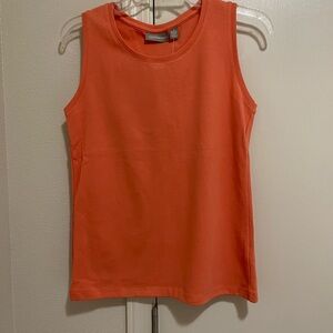 Croft & Barrow Orange Sleeveless Tank Top